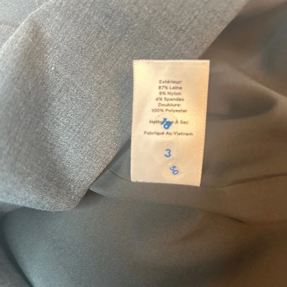 Talbots Wool Blend Ruffle Sleeve Shift Dress Women’s Size 14 Business NWOT - Picture 5 of 5